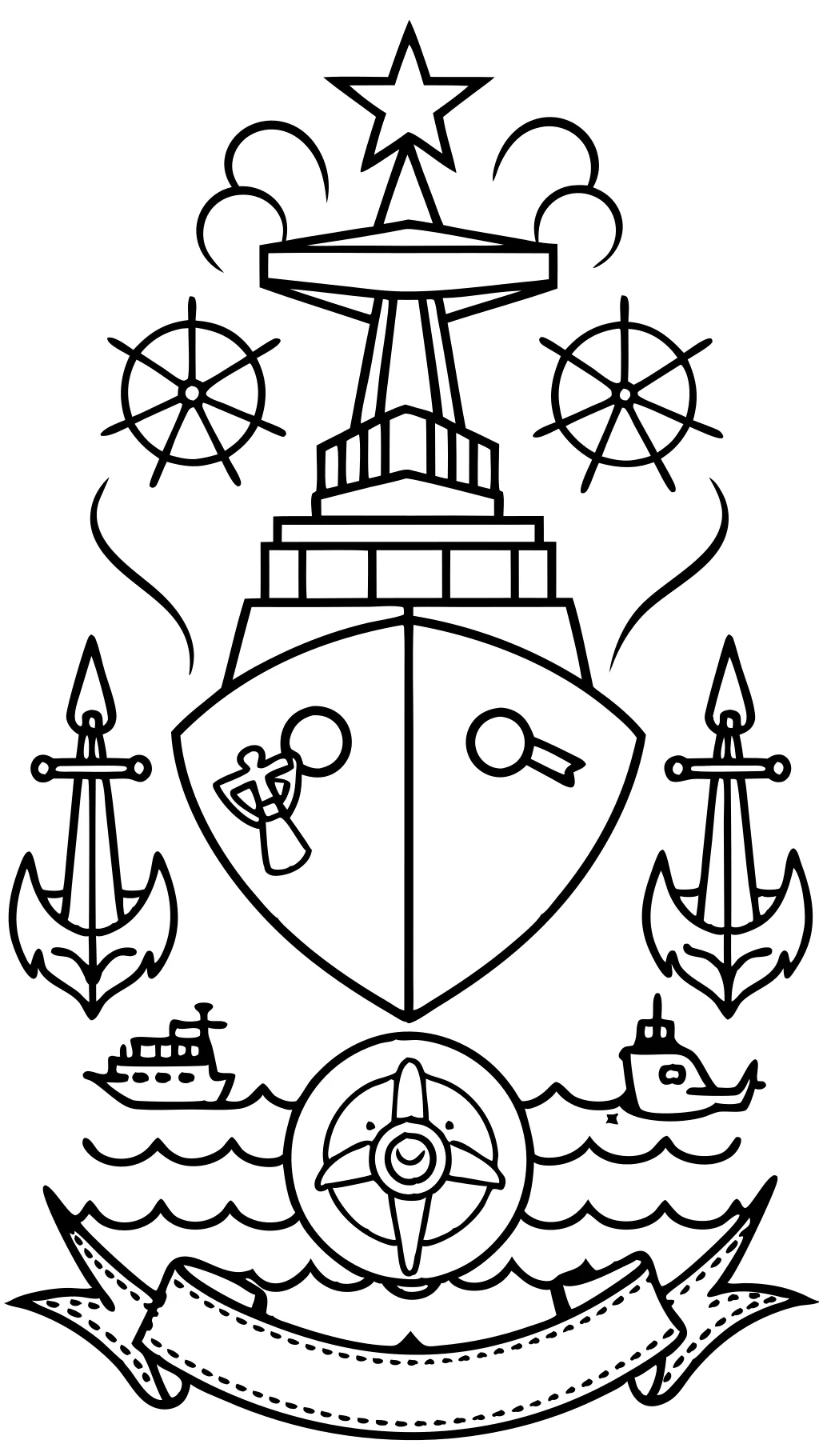 coloring pages navy